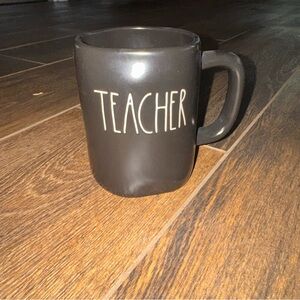 Rae Dunn Black Teacher Mug